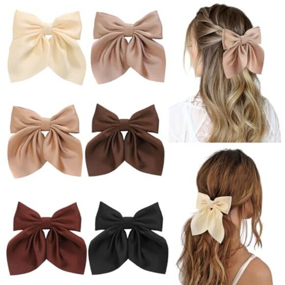 Accessories - 6Pcs‎ Hair Bows for Women